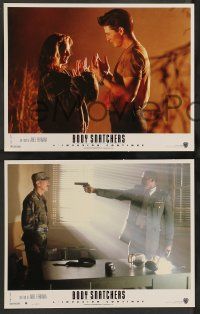 5r931 BODY SNATCHERS 6 French LCs '93 Abel Ferrara, The Invasion Continues, wild sci-fi!