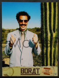 5r932 BORAT 6 French LCs '06 different wacky images from Sacha Baron Cohen mockumentary!