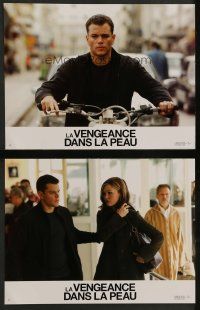 5r855 BOURNE ULTIMATUM 8 French LCs '07 cool images of Matt Damon as Jason Bourne!