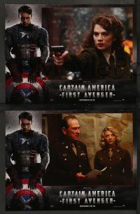 5r933 CAPTAIN AMERICA: THE FIRST AVENGER 6 French LCs '11 Hugo Weaving, Chris Evans in title role!