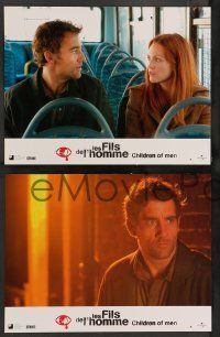 5r935 CHILDREN OF MEN 6 French LCs '06 images of Clive Owen, Julianne Moore, Michael Caine!