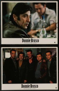 5r938 DONNIE BRASCO 6 French LCs '97 Al Pacino is betrayed by undercover cop Johnny Depp!