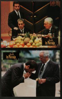 5r763 GODFATHER PART III 16 French LCs '90 Al Pacino, Garcia, Sofia & Francis Ford Coppola