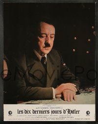 5r843 HITLER: THE LAST TEN DAYS 9 style A French LCs '73 Alec Guinness as Adolf, Kunstmann as Braun