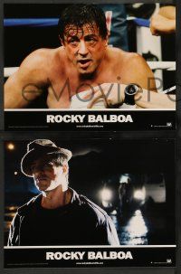 5r964 ROCKY BALBOA 6 French LCs '07 boxing sequel, director & star Sylvester Stallone!