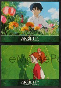 5r966 SECRET WORLD OF ARRIETTY 6 French LCs '12 cool Japanese fantasy anime cartoon!