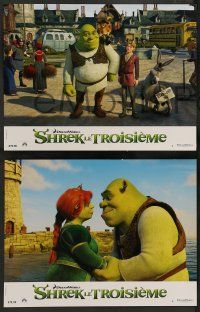 5r903 SHREK THE THIRD 8 French LCs '07 cool different images of top characters!