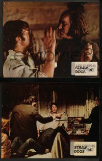 5r847 STRAW DOGS 9 style A French LCs '72 Dustin Hoffman, Susan George, directed by Sam Peckinpah!