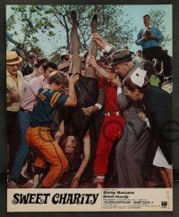 5r991 SWEET CHARITY 4 French LCs '69 Bob Fosse musical starring Shirley MacLaine!
