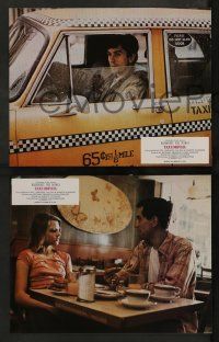 5r907 TAXI DRIVER 8 French LCs R80s Robert De Niro as Travis Bickle, Jodie Foster, Harvey Keitel!