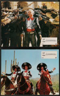 5r908 THREE AMIGOS 8 French LCs '86 Chevy Chase, Steve Martin, Short & Alfonso Arau as El Guapo!