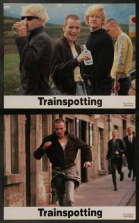 5r911 TRAINSPOTTING 8 French LCs '96 heroin drug addict Ewan McGregor, directed by Danny Boyle!