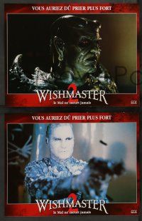 5r981 WISHMASTER 2: EVIL NEVER DIES 6 French LCs '99 evil genie, Andrew Divoff in title role!