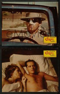 5r709 CHINATOWN 8 German LCs '74 Roman Polanski directed classic, images of Nicholson!