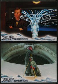 5r731 DAY AFTER TOMORROW 6 German LCs '04 Jake Gyllenhaal, Dennis Quaid, disaster scenes!