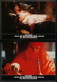 5r689 DEAD RINGERS 12 German LCs '88 Jeremy Irons & Genevieve Bujold, directed by David Cronenberg!