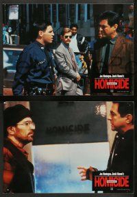 5r712 HOMICIDE 8 German LCs '91 David Mamet, Joe Mantegna & William H. Macy!