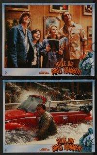 5r717 NATIONAL LAMPOON'S EUROPEAN VACATION 8 German LCs '86 Chevy Chase, Beverly D'Angelo, Hill!