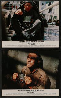5r719 PAPILLON 8 German LCs R70s great images of prisoners Steve McQueen & Dustin Hoffman!