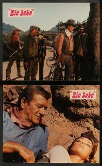 5r721 RIO LOBO 8 German LCs '71 Howard Hawks, John Wayne, great cowboy action images!