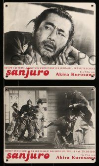 5r744 SANJURO 5 German LCs '62 Akira Kurosawa's Tsubaki Sanjuro, Samurai Toshiro Mifune!