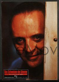 5r723 SILENCE OF THE LAMBS 8 German LCs '91 Jodie Foster, Anthony Hopkins, Ted Levine, Glenn!