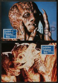 5r682 TALES FROM THE DARKSIDE 16 German LCs '90 George Romero & Stephen King, creepy gargoyles!