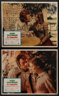 5r639 BEGUILED 8 Mexican LCs '71 Clint Eastwood & Geraldine Page, directed by Don Siegel!