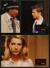5r629 SEVEN 8 Swiss LCs '95 action images of Morgan Freeman & Brad Pitt!