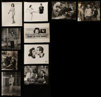 5s043 LOT OF 10 JANE WYMAN 8X10 STILLS '40s-50s great portraits & movie scenes!