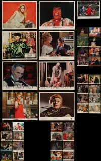 5s003 LOT OF 41 HAMMER FILMS COLOR 8X10 STILLS & MINI LOBBY CARDS '60s-70s Dracula, Frankenstein!