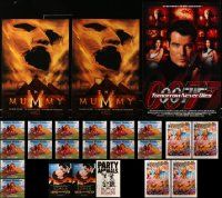 5s349 LOT OF 24 UNFOLDED SPECIAL AND MINI POSTERS '90s Tomorrow Never Dies, Lion King & more!