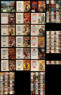 5s081 LOT OF 93 WESTERN PAPERBACK BOOK COVER PROOFS '80s cool cowboy artwork!