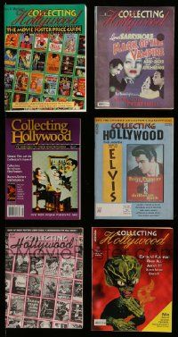 5s070 LOT OF 6 COLLECTING HOLLYWOOD MAGAZINES AND PRICE GUIDES '90s filled with poster info!