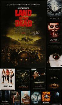 5s465 LOT OF 18 UNFOLDED DOUBLE-SIDED 27X40 MOSTLY HORROR/SCI-FI ONE-SHEETS '00s-10s cool images!