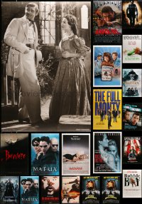 5s369 LOT OF 20 UNFOLDED MOVIE AND COMMERCIAL POSTERS '90s-00s a variety of movie images!