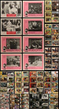 5s186 LOT OF 132 LOBBY CARDS '50s-80s complete & incomplete sets from a variety of movies!