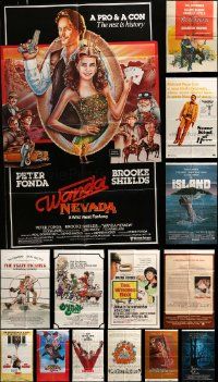 5s168 LOT OF 19 TRIMMED FOLDED ONE-SHEETS '60s-80s images from a variety of different movies!