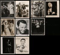 5s044 LOT OF 9 FRANK SINATRA 8X10 STILLS '40s-80s portraits of the legendary singer +movie scenes