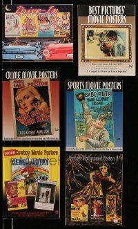 5s259 LOT OF 6 BRUCE HERSHENSON SOFTCOVER MOVIE BOOKS '90s-00s filled w/full-color poster images!