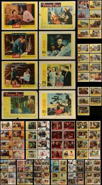 5s188 LOT OF 125 LOBBY CARDS '50s-70s incomplete sets from a variety of movies!