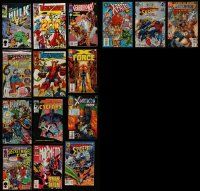 5s078 LOT OF 15 COMIC BOOKS '80s-00s The Incredible Hulk, a variety of Marvel & Amalgam comics!