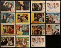 5s230 LOT OF 15 CARY GRANT LOBBY CARDS '40s-60s great scenes from several of his movies!