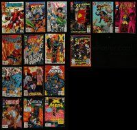 5s077 LOT OF 16 COMIC BOOKS '80s-90s Spider-Man, Superman, a variety of Marvel & D.C. comics!