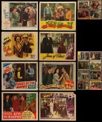 5s223 LOT OF 20 1940S LOBBY CARDS '40s great scenes from a variety of different movies!