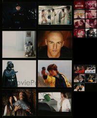 5s286 LOT OF 21 REPRO COLOR 8X10 PHOTOS '80s great scenes from a variety of movies & TV shows!
