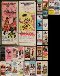 5s318 LOT OF 26 MOSTLY UNFOLDED INSERTS '50s-60s great images from a variety of different movies!