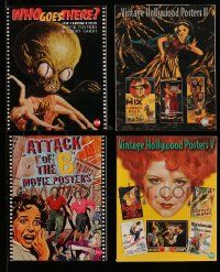 5s271 LOT OF 4 BRUCE HERSHENSON SOFTCOVER MOVIE BOOKS '90s-00s filled with full-color poster images!