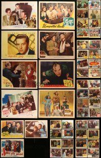 5s202 LOT OF 51 1940S LOBBY CARDS '40s great scenes from a variety of different movies!