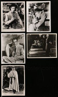 5s311 LOT OF 5 GARY COOPER REPRO 8X10 PHOTOS '80s wonderful images of the Hollywood legend!